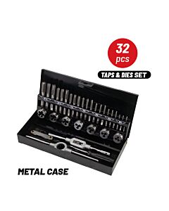 ΣΕΤ 32τμχ BORMANN PRO BHT7828 ΚΟΛΑΟΥΖΑ & ΦΙΛΙΕΡΕΣ ΜΕ ΜΑΝΕΛΑ, ΣΕ ΒΑΛΙΤΣΑ ΜΕΤΑΛΛΙΚΗ