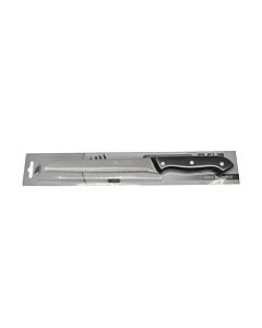 ΜΑΧΑΙΡΙ ΨΩΜΙΟΥ INOX ΜΕ ΜΑΥΡΗ ΛΑΒΗ 33cm