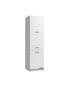 ΝΤΟΥΛΑΠΙ ΚΟΥΖΙΝΑΣ DIVA BD 60 ΛΕΥΚΗ/ΛΕΥΚΗ ΛΑΚΑ 60x57,5x214,5cm