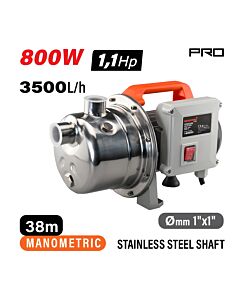 NAKAYAMA PRO NP2035 ΑΝΤΛΙΑ ΕΠΙΦΑΝΕΙΑΣ INOX ΑΥΤΟΜΑΤΗΣ ΑΝΑΡΡΟΦΗΣΗΣ,800W