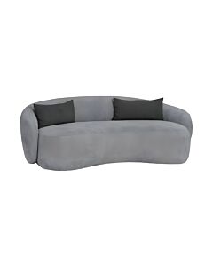 ΚΑΝΑΠΕΣ ΤΡΙΘΕΣΙΟΣ SIMONE ΓΚΡΙ ΧΡΩΜΑ 225x105x74cm