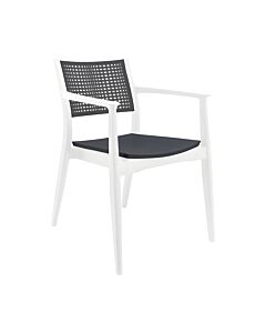ΚΑΡΕΚΛΑ ΕΞΟΧΗΣ BEST ΛΕΥΚΟ ΜΕ ΑΝΘΡΑΚΙ ΧΡΩΜΑ 57,5x55x80cm