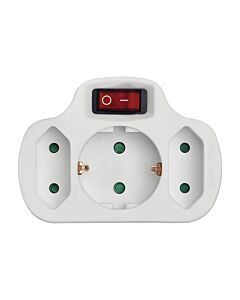 BORMANN BCR1155 ΑΝΤΑΠΤΟΡΑΣ ΠΡΙΖΑΣ 1 ΣΟΥΚΟ-2 ΔΙΠΟΛΙΚΕΣ, ΜΕ ΔΙΑΚΟΠΤΗ