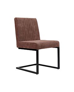 ΜΕΤΑΛΛΙΚΗ ΚΑΡΕΚΛΑ ΤΡΑΠΕΖΑΡΙΑΣ EVITA TAUPE ΧΡΩΜΑ 50x47x85cm
