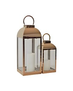 ΣΕΤ ΦΑΝΑΡΙΑ INOX ΤΩΝ 2 ΤΕΜΑΧΙΩΝ ΣΕ ROSE GOLD ΧΡΩΜΑ