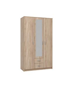 ΝΤΟΥΛΑΠΑ HANA 3K2FO SONOMA 120x52x205cm