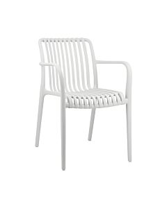 ΚΑΡΕΚΛΑ ΚΗΠΟΥ EDITH ΛΕΥΚΟ ΧΡΩΜΑ 58x55x82cm