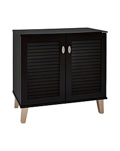 ΠΑΠΟΥΤΣΟΘΗΚΗ FP-01 WENGE ΜΕ 4 ΡΑΦΙΑ 75x36,8x74,5cm