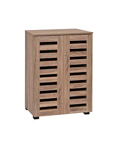 ΠΑΠΟΥΤΣΟΘΗΚΗ VENTO ΜΕ 4 ΡΑΦΙΑ ΧΡΩΜΑ GREY OAK 60x33x87cm