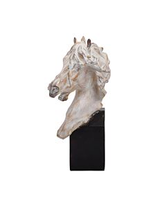 ΕΠΙΤΡΑΠΕΖΙΟ ΔΙΑΚΟΣΜΗΤΙΚΟ HORSE ΜΠΕΖ-ΚΑΦΕ ΧΡΩΜΑ 14x13x30cm