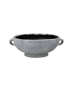 ΚΕΡΑΜΙΚΗ ΚΟΥΠ FL135001 ΑΣΗΜΙ-ΓΚΡΙ 20x9cm