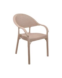 ΚΑΡΕΚΛΑ ΕΞΟΧΗΣ HILDA ΜΠΕΖ 60x62x85cm