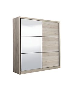 ΝΤΟΥΛΑΠΑ NAVARA ΜΕ ΚΑΘΡΕΦΤΗ 215 OG GREY OAK 213x60x215,5cm