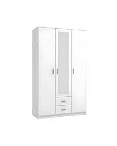 ΝΤΟΥΛΑΠΑ HANA 3K2FO ΛΕΥΚΗ 120x52x205cm