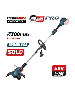 BORMANN PRO BBP4550 ΘΑΜΝΟΚΟΠΤΙΚΟ ΜΠΑΤΑΡΙΑΣ 40V, (0V), LI-ION, 30cm MΕΣΙΝΕΖΑ, SOLO 2x2