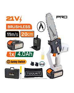 NAKAYAMA PRO EC1550 ΚΛΑΔΕΥΤΙΚΟ ΑΛΥΣΟΠΡΙΟΝΟ ΜΠΑΤΑΡΙΑΣ 21V, BRUSHLESS, LI-ION, ΛΑΜΑ , 1500gr