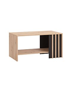 ΤΡΑΠΕΖΑΚΙ ΣΑΛΟΝΙΟΥ LAVAL ARTISAN ΟΑΚ/ΜΑΥΡΟ 90x50x46cm