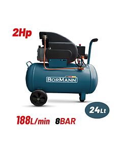 BORMANN BAT5002 ΑΕΡΟΣΥΜΠΙΕΣΤΗΣ ΜΟΝΟΜΠΛΟΚ, 2HP,24L,188L/MIN