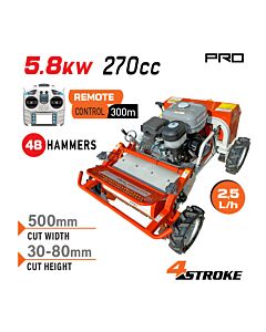 ΝΑΚΑΥΑΜΑ PRO PB9500 ΚΑΤΑΣΤΡΟΦΕΑΣ ΤΗΛΕΚΑΤΕΥΘΥΝΟΜΕΝΟΣ, ΒΕΝΖΙΝΟΚΙΝΗΤΟΣ 5.8KW, ΜΕ 48 ΣΦΥΡΙΑ