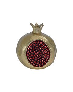 ΜΕΤΑΛΛΙΚΟ ΔΙΑΚΟΣΜΗΤΙΚΟ ΡΟΔΙ POMEGRANATE ΧΡΥΣΟ-ΚΟΚΚΙΝΟ ΧΡΩΜΑ 13x10x13cm
