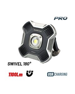 BORMANN PRO BPR6015 ΠΡΟΒΟΛΕΑΣ LED ΕΠΑΝΑΦΟΡΤΙΖΟΜΕΝΟΣ 10W, 1100lm