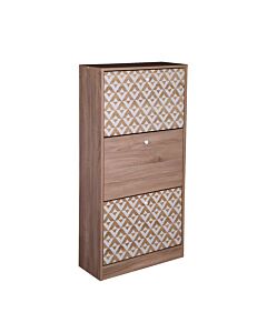 ΠΑΠΟΥΤΣΟΘΗΚΗ HOME 1873 ΜΕ 3 ΠΟΡΤΕΣ SONOMA-ΛΕΥΚΗ 60x23,5x117cm