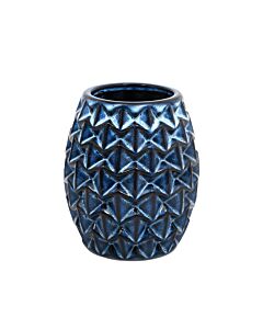 ΚΕΡΑΜΙΚΟ ΒΑΖΟ FL22041 ΜΠΛΕ ΧΡΩΜΑ 15x18cm