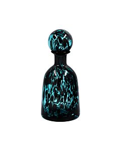 ΓΥΑΛΙΝΟ ΔΙΑΚΟΣΜΗΤΙΚΟ ΜΠΟΥΚΑΛΙ FL1533 ΜΠΛΕ ANIMAL PRINT 15x25cm