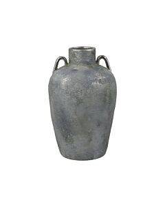 ΚΕΡΑΜΙΚΟ ΒΑΖΟ FL134036 ΑΣΗΜΙ-ΓΚΡΙ 18x29cm