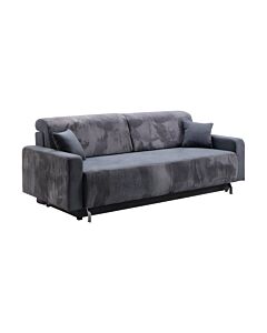 ΚΑΝΑΠΕΣ ΚΡΕΒΑΤΙ COMET ΣΚΟΥΡΟ ΓΚΡΙ ΧΡΩΜΑ 227x99x75cm