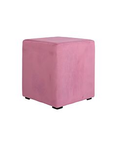 ΤΑΜΠΟΥΡΕ-ΣΚΑΜΠΟ ΤΕΤΡΑΓΩΝΟ BOXY ΡΟΖ ΧΡΩΜΑ 35x35x41cm