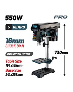 BORMANN PRO BKD1655 ΚΟΛΩΝΑΤΟ ΔΡΑΠΑΝΟ ΜΕ ΛΕΙΖΕΡ, , 550W, H: 730mm