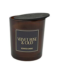 ΑΡΩΜΑΤΙΚΟ ΚΕΡΙ VELVET ROSE & OUD ΣΕ ΓΥΑΛΙΝΟ ΔΟΧΕΙΟ ΜΕ ΚΑΠΑΚΙ 7x7x7,8cm