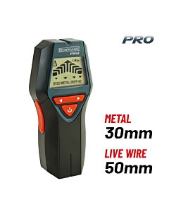 BORMANN PRO BDM5100 ΑΝΙΧΝΕΥΤΗΣ ΜΕΤΑΛΛΩΝ, ΚΑΛΩΔΙΩΝ & ΞΥΛΟΥ, ΨΗΦΙΑΚΟΣ