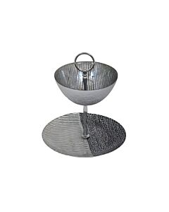 ΔΙΟΡΟΦΗ ΠΙΑΤΕΛΑ ORLEANS ΜΑΥΡΟ-ΑΣΗΜΙ ΧΡΩΜΑ 22+ BF 15cm