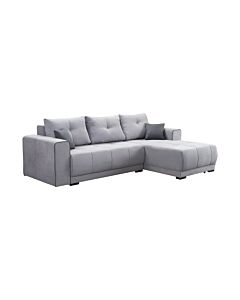 ΚΑΝΑΠΕΣ ΔΕΞΙΑ ΓΩΝΙΑ FIGO ΓΚΡΙ-ΣΚΟΥΡΟ ΓΚΡΙ 274x179x83cm