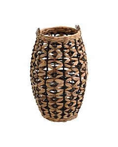 ΨΑΘΙΝΟ ΦΑΝΑΡΙ UMEKO ΦΥΣΙΚΟ-ΜΑΥΡΟ ΧΡΩΜΑ 20x31cm