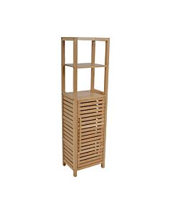 ΝΤΟΥΛΑΠΙ ΜΕ ΡΑΦΙΑ ΑΠΟ ΞΥΛΟ ΜΠΑΜΠOΥ 33x25x120cm
