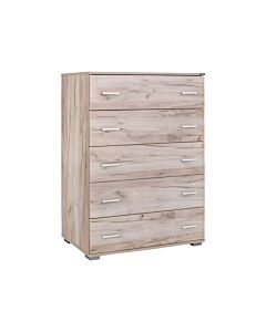 ΣΥΡΤΑΡΙΕΡΑ IMPERIUM 5F GREY OAK ΧΡΩΜΑ 90x44x127cm