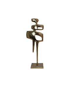 ΕΠΙΤΡΑΠΕΖΙΟ ΔΙΑΚΟΣΜΗΤΙΚΟ SCULPTURE ΧΡΥΣΟ 20x11x60cm