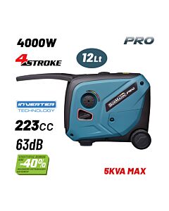 BORMANN PRO BGB2040 ΓΕΝΝΗΤΡΙΑ ΒΕΝΖΙΝΗΣ INVERTER 3500W,223CC,63DB, ΧΕΙΡΟΜΙΖΑ, EURO 5