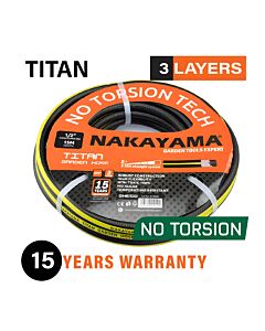 NAKAYAMA GH6600 ΛΑΣΤΙΧΟ TITAN 3 ΕΠΙΣΤΡΩΣΕΙΣ 5/8 50m