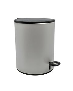 ΚΑΛΑΘΙ ΜΠΑΝΙΟΥ INOX ΓΚΡΙ SOFT CLOSE 5lt