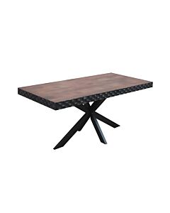 ΤΡΑΠΕΖΙ ΤΡΑΠΕΖΑΡΙΑΣ AMRITA ΚΑΦΕ ΧΡΩΜΑ 160x90x75cm