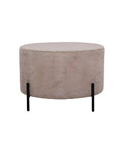 ΣΤΡΟΓΓΥΛΟ ΣΚΑΜΠΟ KRISTAL CAPPUCCINO ΧΡΩΜΑ 60x40cm