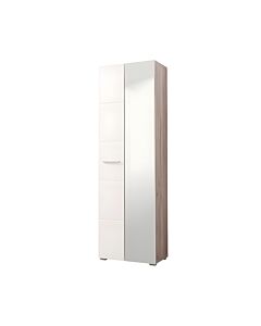 ΕΠΙΠΛΟ ΧΩΛ ΜΕ ΚΑΘΡΕΦΤΗ BENY 2K OG GREY-ΛΕΥΚΗ ΛΑΚΑ FXTR 60x35x192,5cm