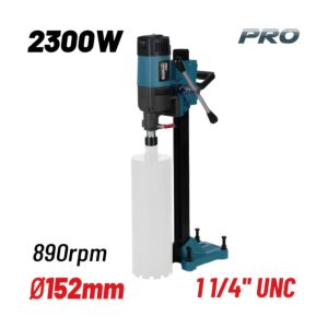 BORMANN Pro BDD1500 Καροτιέρα με Βάση 2300W,Φ152mm,890rpm,1 1/4'' 1