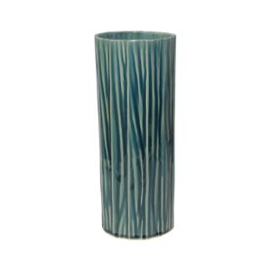 ΚΕΡΑΜΙΚΟ ΒΑΖΟ 606054 ΠΡΑΣΙΝΟ ΧΡΩΜΑ 13,5x9,5x35,5εκ sls 1