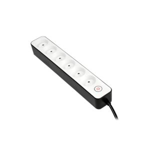 BORMANN BCR1013 Πολύμπριζο 6 Θέσεων Σούκο 3x1.5mm,με Διακόπτη 1