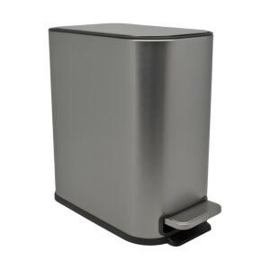 ΚΑΛΑΘΙ ΜΠΑΝΙΟΥ SOUL 5lt SOFT CLOSE SLIM FINGER PRINT PROOF INOX ΜΑΤ ANKOR 1